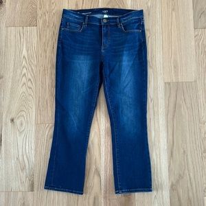 Women’s LOFT Outlet Dark Wash Modern Kick Crop Jeans (size 6)